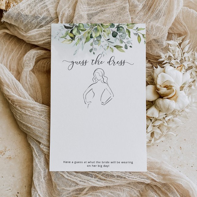 ユーカリ推測ドレスブライダルシャワーゲーム (クリエイターアップロード済み)