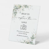 ユーカリ救済金ゴールドラブサインを捉える 台座サイン (正面)