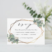 ユーカリ斜枠RSVP 出欠カード (スタンド正面)