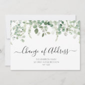 ユーカリ新しいアドレス移動告知 招待状 (正面)