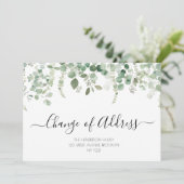 ユーカリ新しいアドレス移動告知 招待状 (スタンド正面)