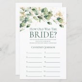 ユーカリ新婦はいくつだった (正面/裏面)