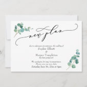 ユーカリ新計画延期結婚発表 招待状 (正面)