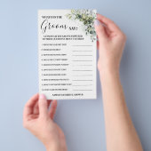 ユーカリ新郎がシャワーゲームカードと言ったことは チラシ (ハンドル)