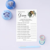 ユーカリ新郎が言うブライダルシャワーゲームカード チラシ (シングル)