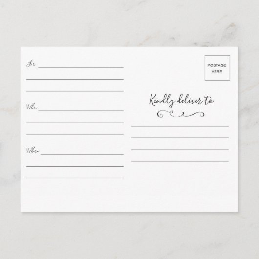 ユーカリ日付はがきを保存 案内ポストカード (裏面)