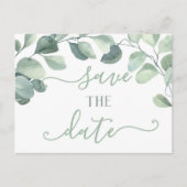 ユーカリ日付はがきを保存 案内ポストカード (正面)