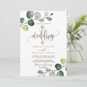 ユーカリ書結婚道の 招待状 (スタンド正面)