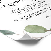 ユーカリ書道プラグ抜き式サイン ポスター (角)