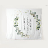 ユーカリ未来ミセス・フォトブース背景 タペストリー (正面(横))