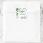 ユーカリ来プタス結婚式の引き出物 スクエアシール (バッグ)