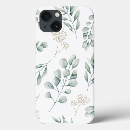 ユーカリ柄iPhoneカバー Case-Mate iPhoneケース (裏面)