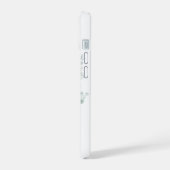 ユーカリ柄iPhoneケース iPhone 15ケース (左側面)