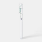 ユーカリ柄iPhoneケース iPhone 16ケース (左側面)