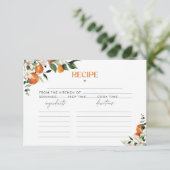 ユーカリ柑橘類オレンジブライダルシャワーレシピ (スタンド正面)