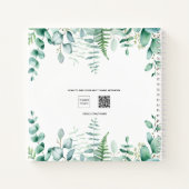 ユーカリ植木林シダ ノートブック (裏面)