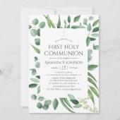 ユーカリ植林第1聖餐式 招待状 (正面)