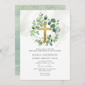 ユーカリ植林第1聖餐式 招待状 (正面/裏面)