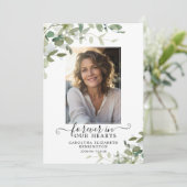 ユーカリ植樹記念葬儀プログラム 招待状 (スタンド正面)