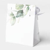 ユーカリ植物の葉の花嫁のシャワー フェイバーボックス (裏面サイド)