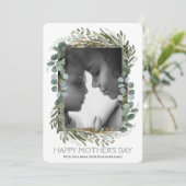 ユーカリ植物フローラハッピー母の日1写真 シーズンカード (スタンド正面)