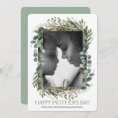 ユーカリ植物フローラハッピー母の日1写真 シーズンカード (正面/裏面)