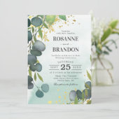 ユーカリ植物学結婚の 招待状 (スタンド正面)