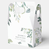 ユーカリ植物性ベビーシャワー フェイバーボックス (オープン)