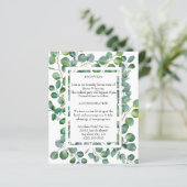 ユーカリ植物緑化囲いカード (スタンド正面)