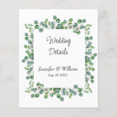 ユーカリ植物緑化囲いカード (裏面)