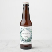 ユーカリ植物葉結婚病 ビールラベル (正面)