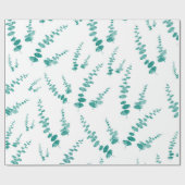 ユーカリ模様 ラッピングペーパー (フラット)