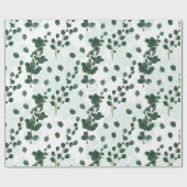 ユーカリ模様 ラッピングペーパー (フラット)