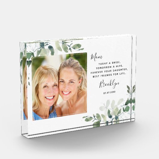 ユーカリ母の花嫁の形見 フォトブロック (左)