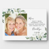 ユーカリ母の花嫁の形見 フォトプラーク (正面)