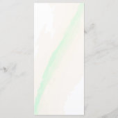 ユーカリ水の色エレガント緑結婚草 メニュー (裏面)