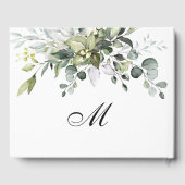 ユーカリ水の色結婚のPHOTOゲストブック ゲストブック (裏面)