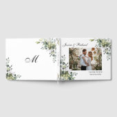 ユーカリ水の色結婚のPHOTOゲストブック ゲストブック (全面)