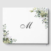 ユーカリ水の色結婚のPHOTOゲストブック ゲストブック (裏面)