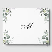 ユーカリ水の色結婚のPHOTOゲストブック ゲストブック (裏面)