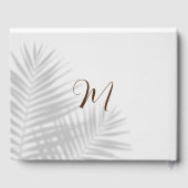 ユーカリ水の色結婚のPHOTOゲストブック ゲストブック (裏面)