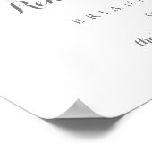 ユーカリ水平リハーサルディナーウェルカム ポスター (角)