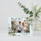 ユーカリ水彩ありがとうフォトポストカード ポストカード (スタンド正面)