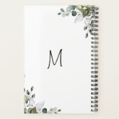 ユーカリ水彩写真ウェディングプランナー プランナー手帳 (裏面)