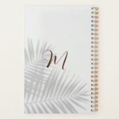 ユーカリ水彩写真ウェディングプランナー プランナー手帳 (裏面)