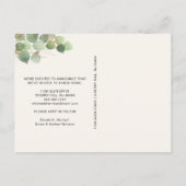 ユーカリ水彩家族の移動 案内ポストカード (裏面)