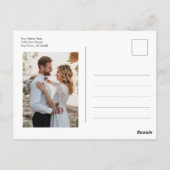 ユーカリ水彩感謝ポストカード ポストカード (裏面)