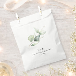 ユーカリ水彩結婚披露宴 フェイバーバッグ