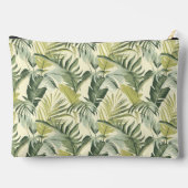 ユーカリ水彩葉模様 アクセサリーポーチ (裏面)