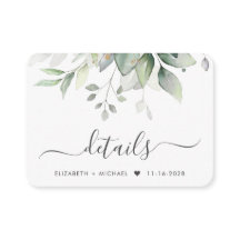 ユーカリ水彩QRコード結婚の詳細